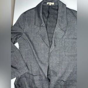 Madewell Charcoal Houndstooth Blazer